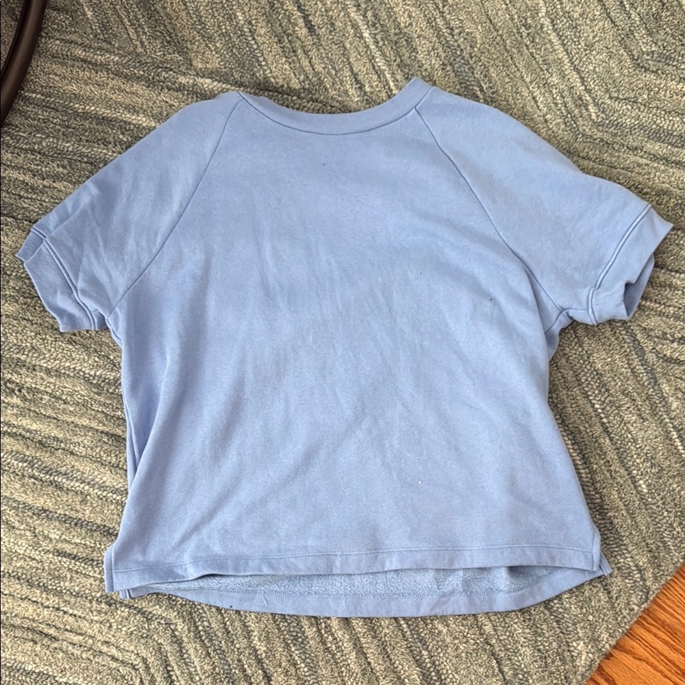 PINK Victoria's Secret Periwinkle Muscle sweatshirt Tee